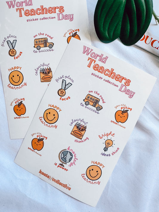 Affirmations for Teachers - World Teachers Day Sticker Pack