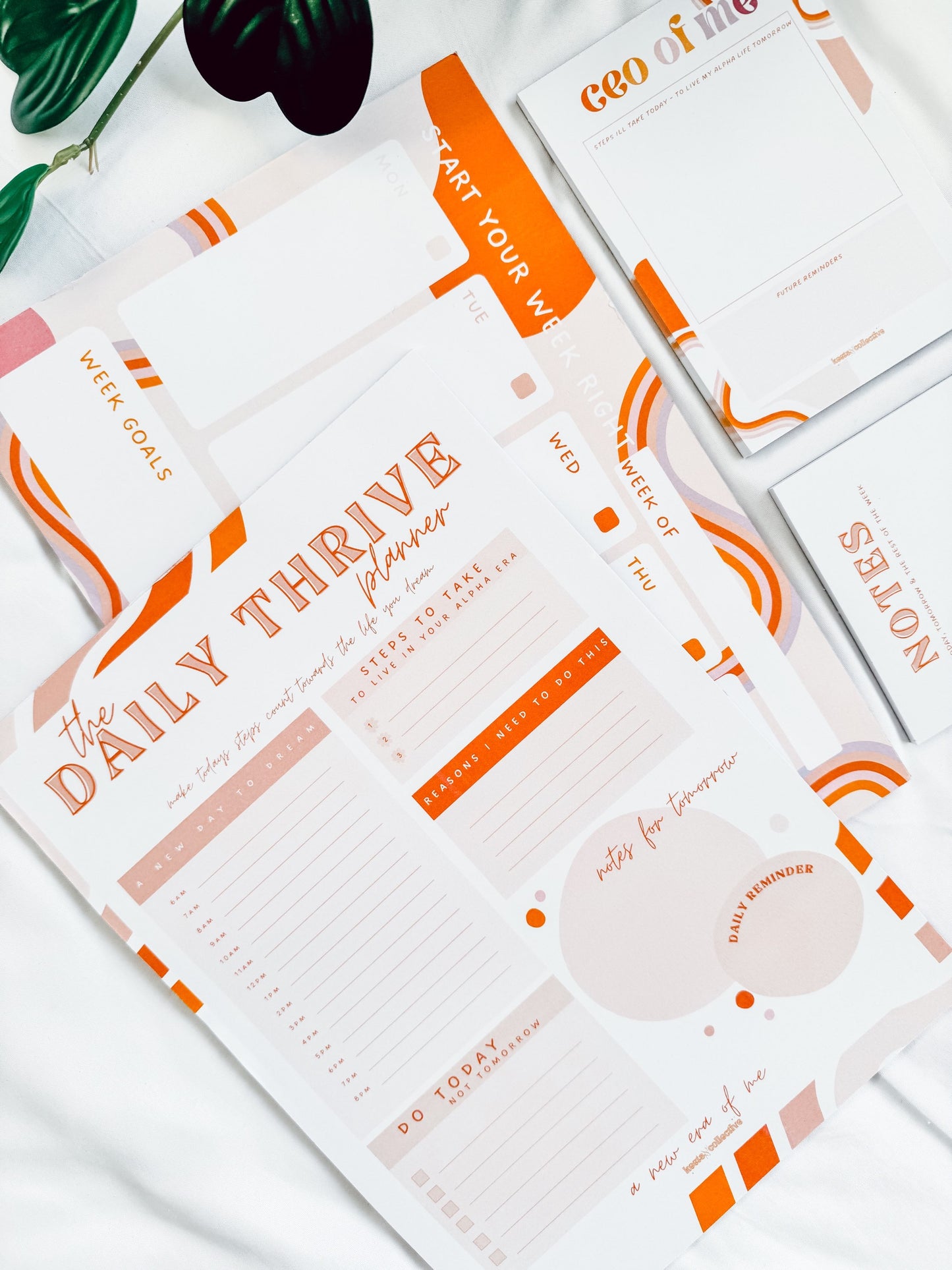 the Daily Thrive Planner - A4 Notepad