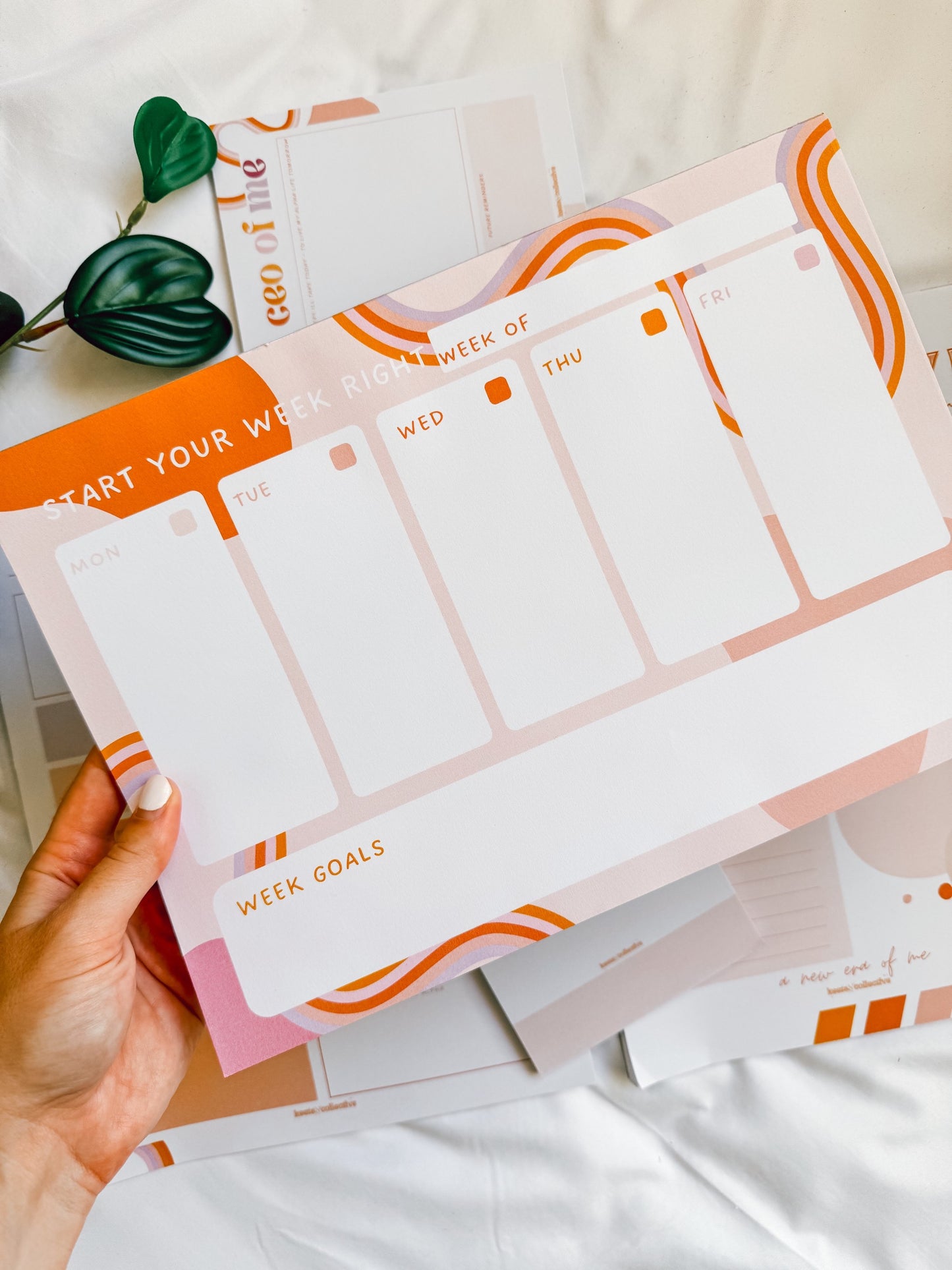 Start Your Week Right - A4 planner